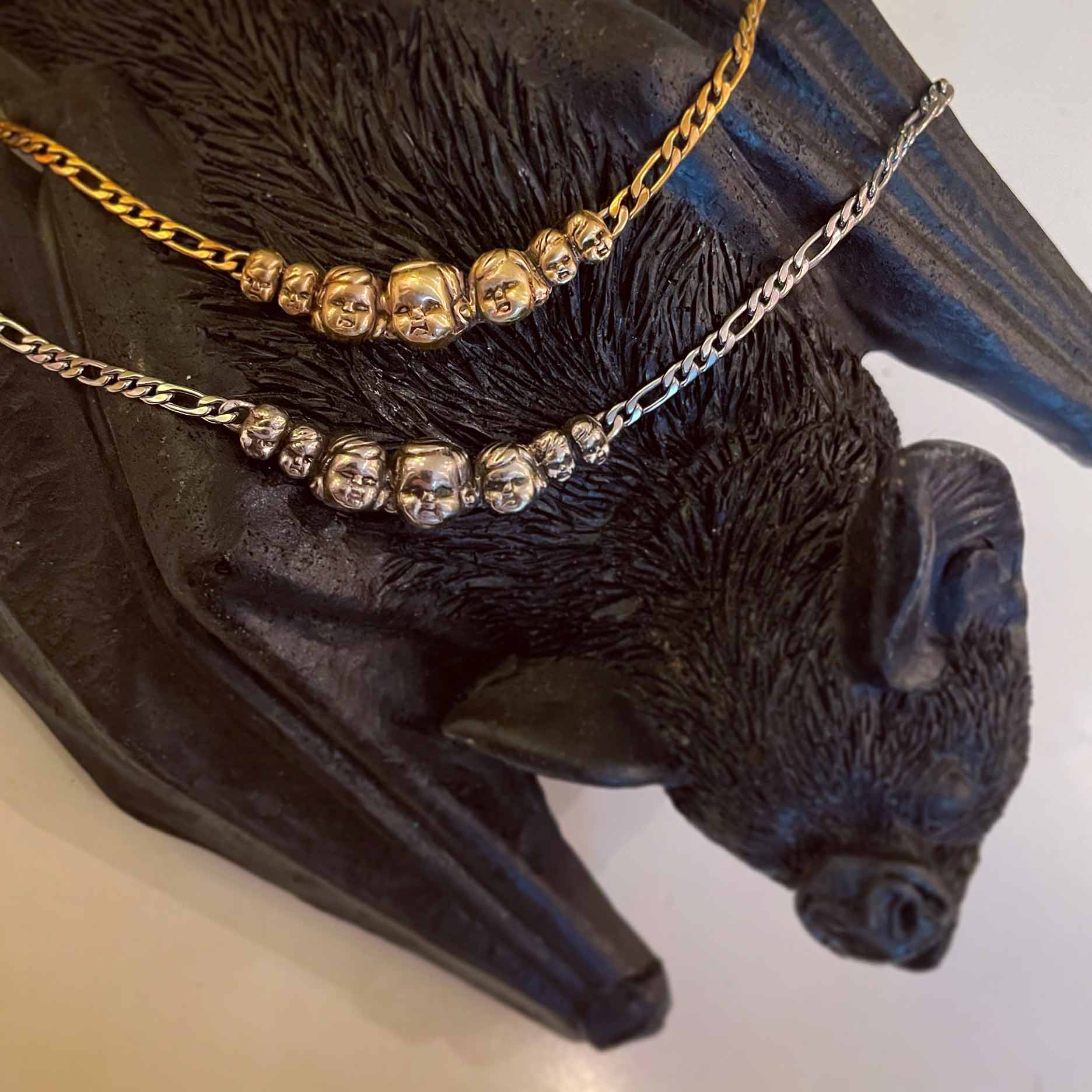 Baby Doll Heads Necklace - Image 7