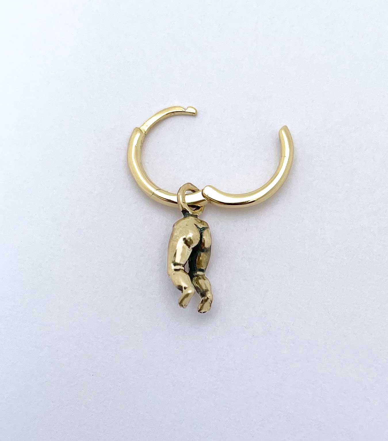 Baby Doll Head Hoop Earrings - Image 11