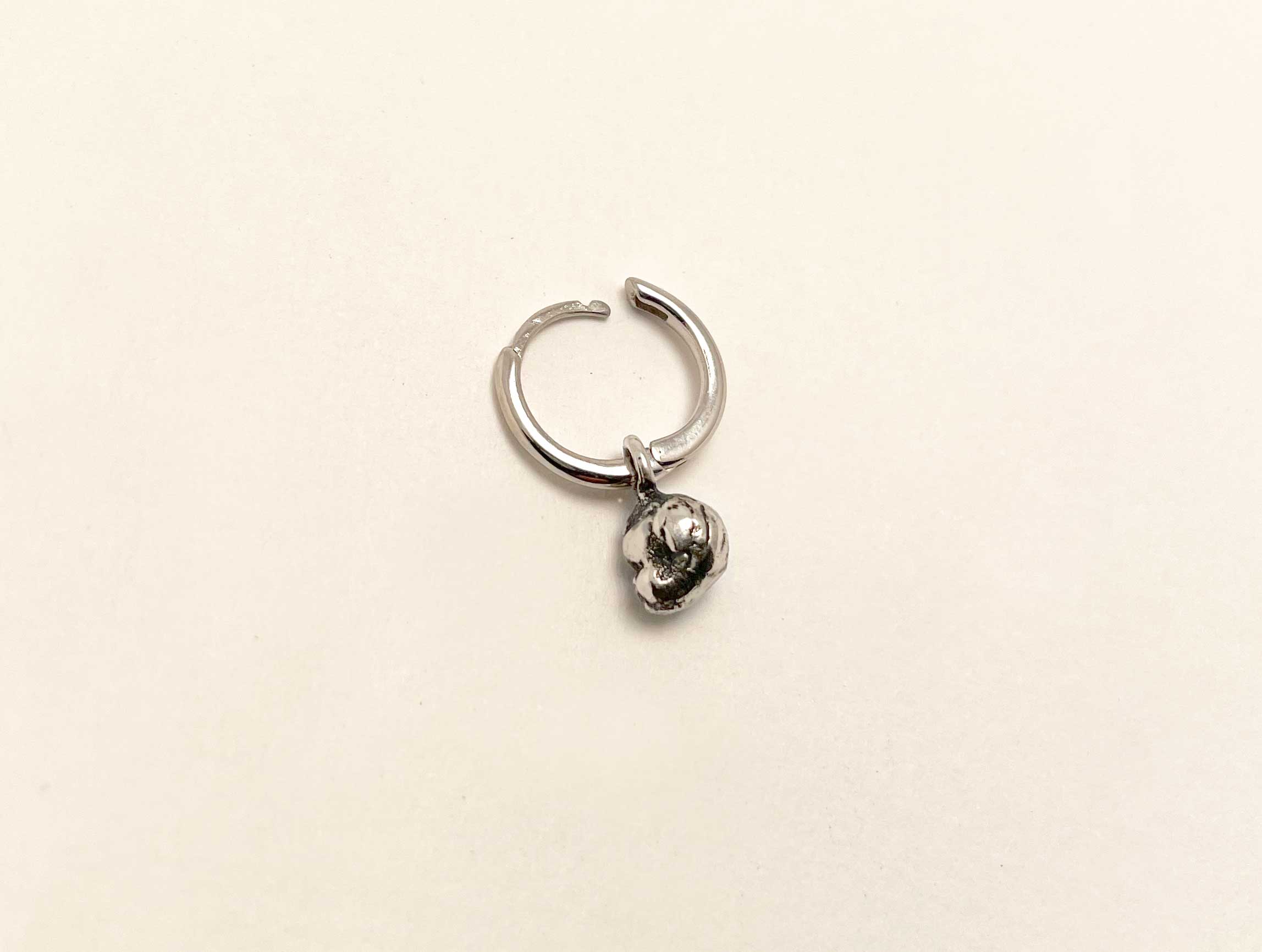 Baby Doll Head Hoop Earrings - Image 4