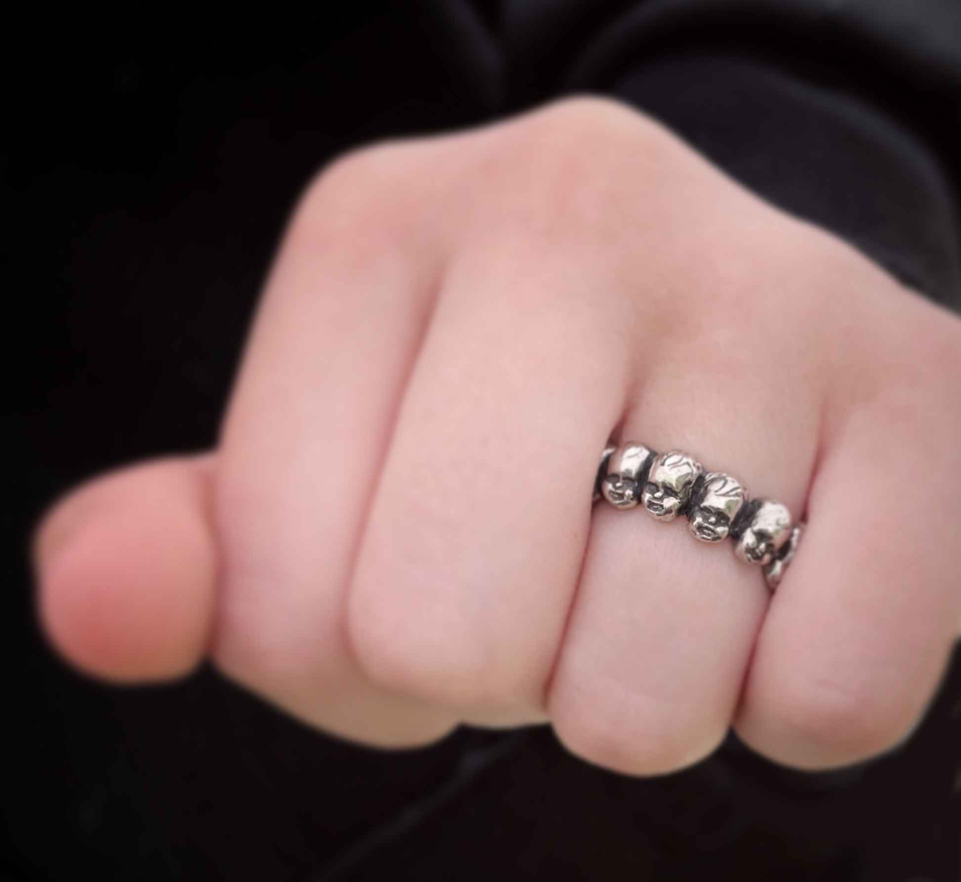 Eternity of Baby Doll  Heads Ring - Image 5