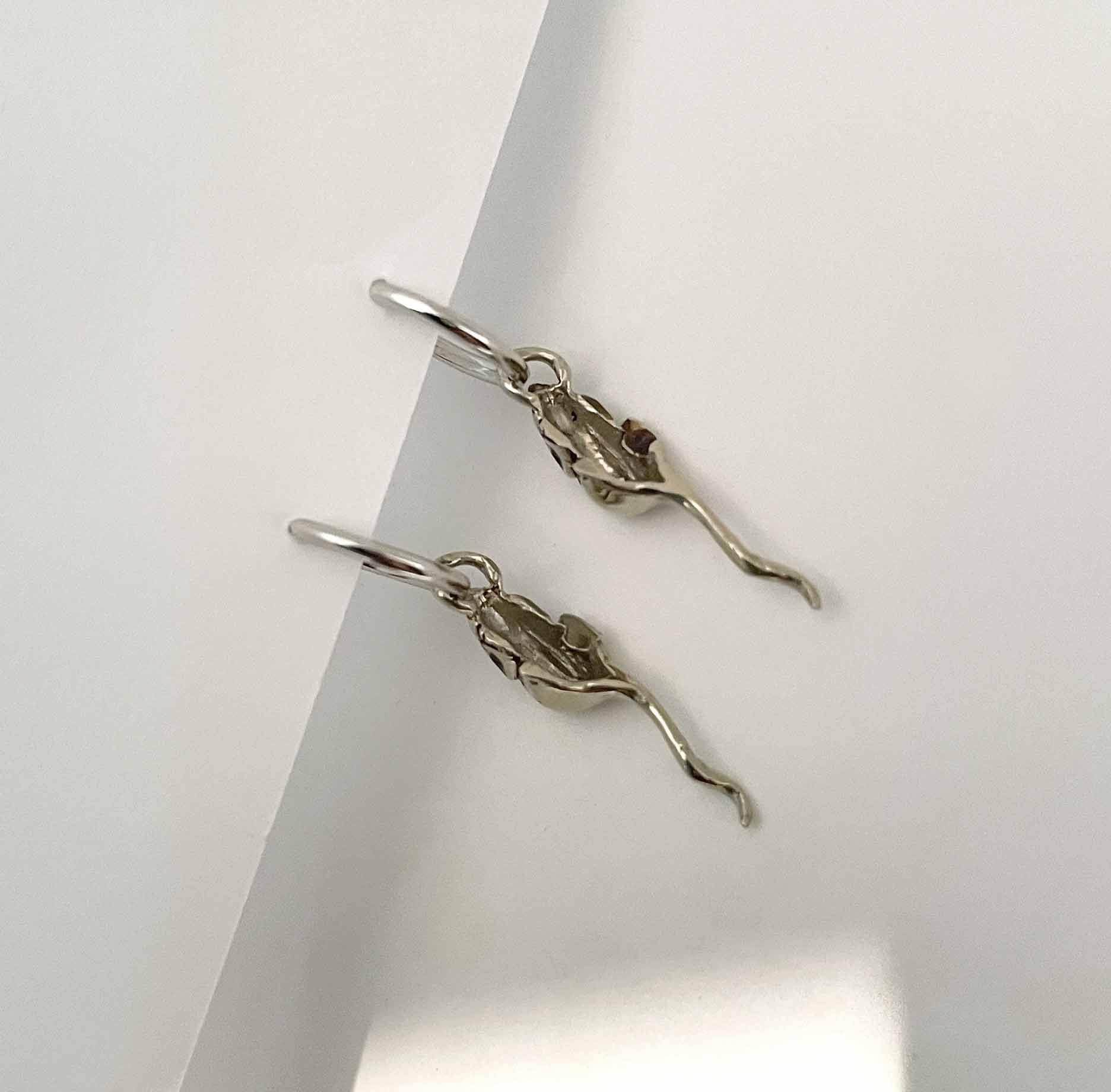 Rat Hoop Earrings Ready to Ship - Image 3