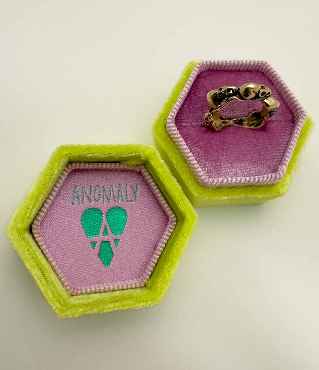 Velvet Ring Box in Pink by Anomaly Jewelry - Image 7