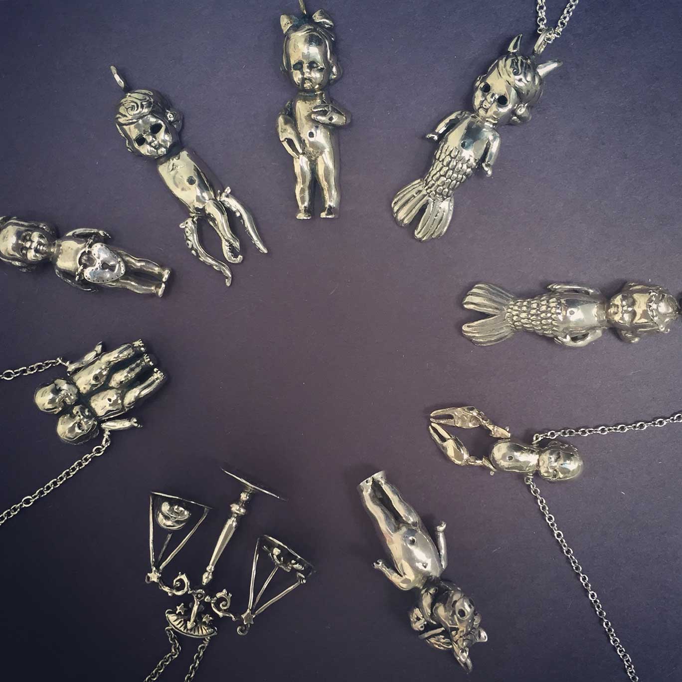 Zodiac Doll Gemini Necklace - Image 13